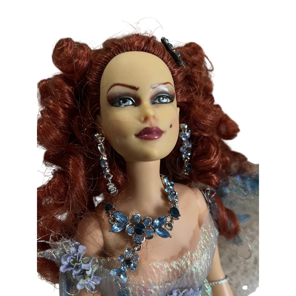 Allison Hearne OOAK Artist Doll Jacyntha 2002 Fairy Red Hair COA Hand Painted